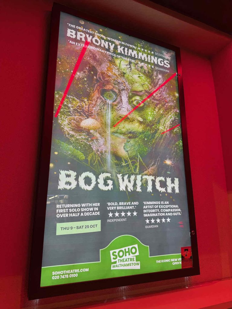 Bog Witch poster Walthamstow Soho Theatre